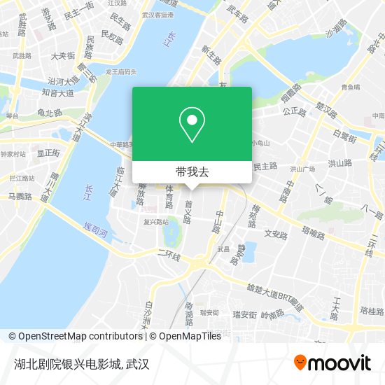 湖北剧院银兴电影城地图