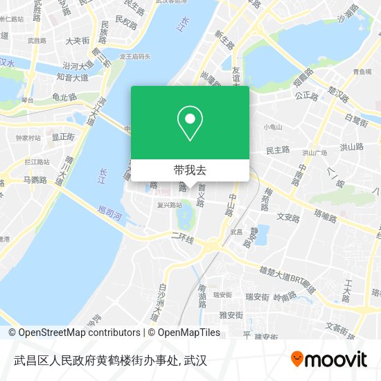 武昌区人民政府黄鹤楼街办事处地图