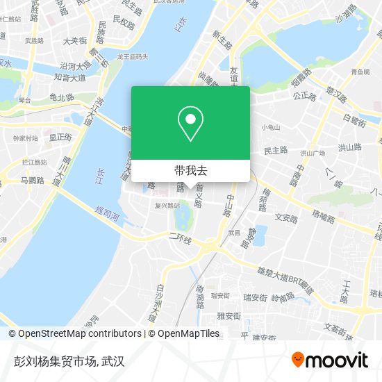 彭刘杨集贸市场地图