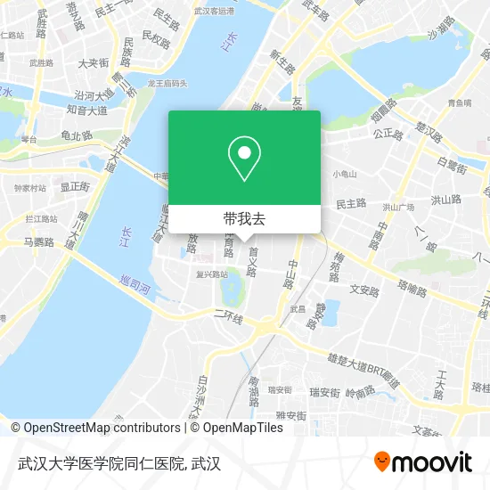 武汉大学医学院同仁医院地图