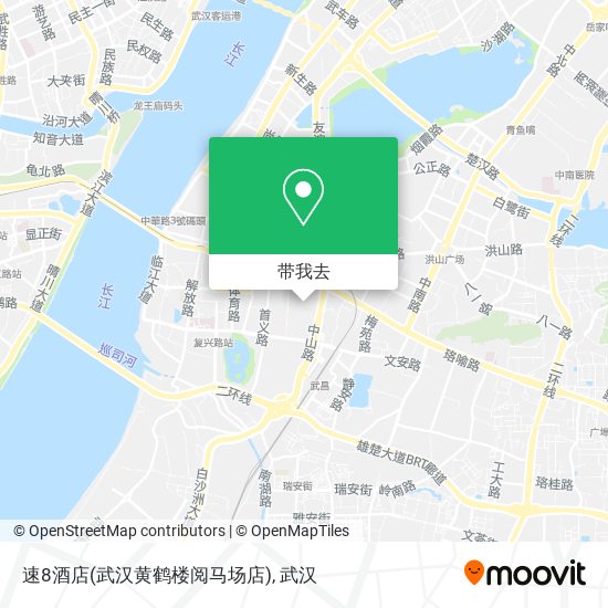 速8酒店(武汉黄鹤楼阅马场店)地图