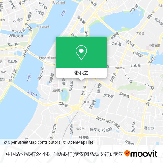 中国农业银行24小时自助银行(武汉阅马场支行)地图