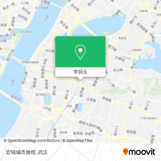 宏锦城市旅馆地图