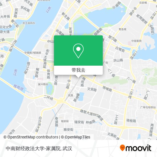 中南财经政法大学-家属院地图