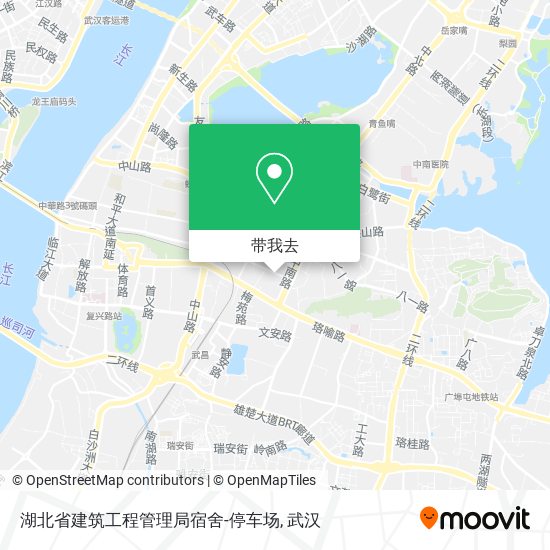 湖北省建筑工程管理局宿舍-停车场地图