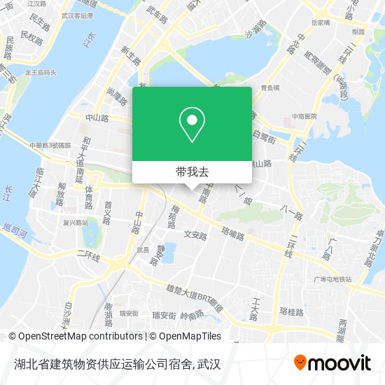 湖北省建筑物资供应运输公司宿舍地图