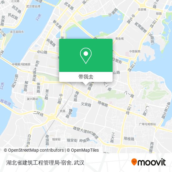 湖北省建筑工程管理局-宿舍地图