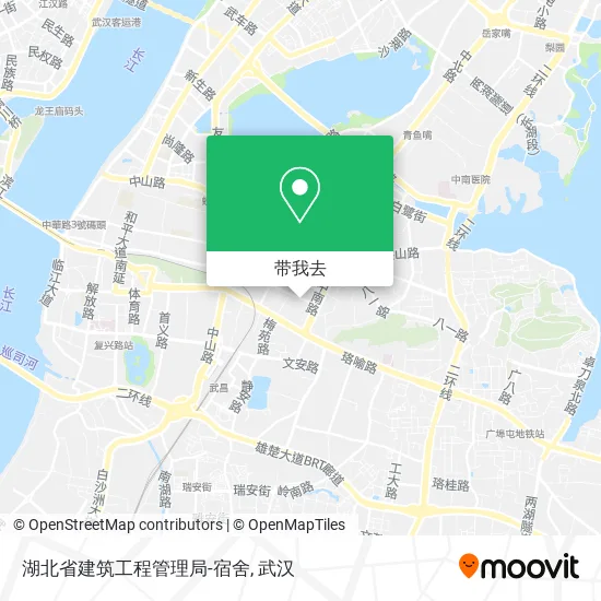 湖北省建筑工程管理局-宿舍地图