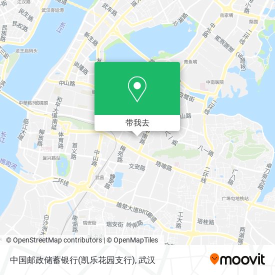 中国邮政储蓄银行(凯乐花园支行)地图