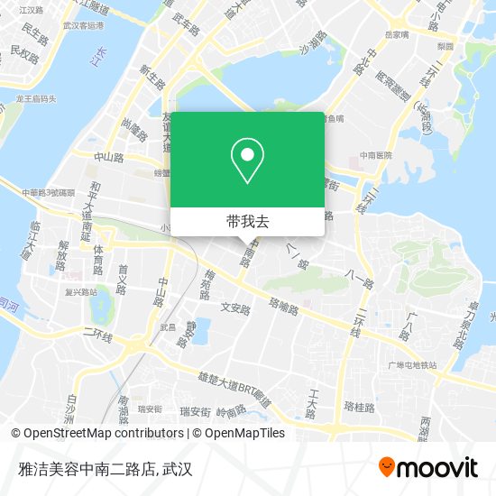 雅洁美容中南二路店地图