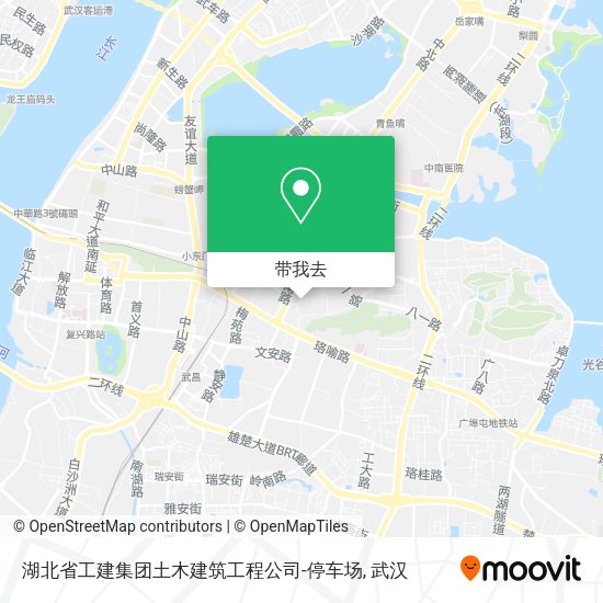 湖北省工建集团土木建筑工程公司-停车场地图