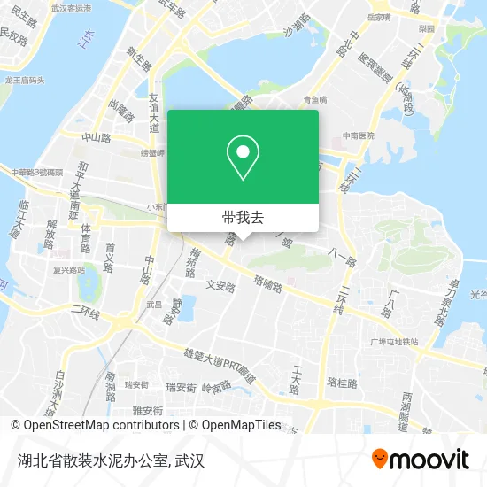 湖北省散装水泥办公室地图