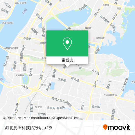 湖北测绘科技情报站地图