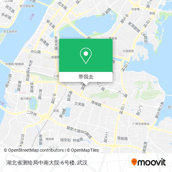 湖北省测绘局中南大院-6号楼地图