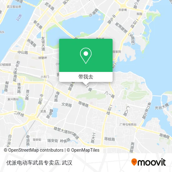 优派电动车武昌专卖店地图