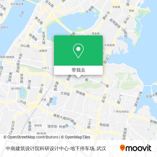 中南建筑设计院科研设计中心-地下停车场地图