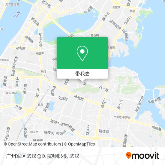广州军区武汉总医院师职楼地图