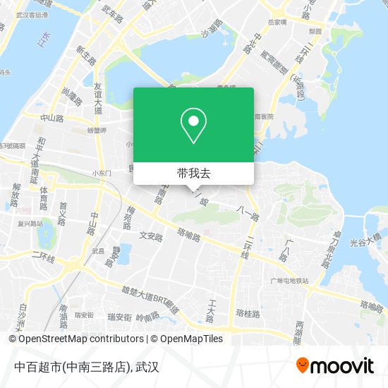 中百超市(中南三路店)地图