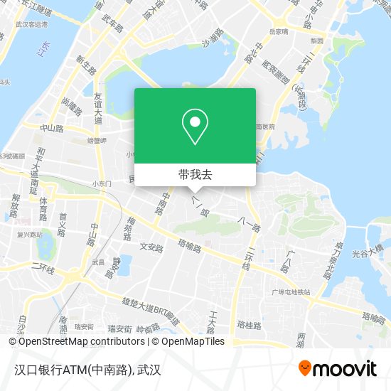 汉口银行ATM(中南路)地图