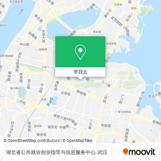 湖北省公共就业创业指导与信息服务中心地图
