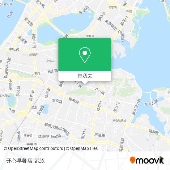 开心早餐店地图