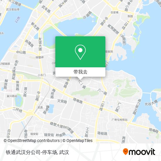 铁通武汉分公司-停车场地图
