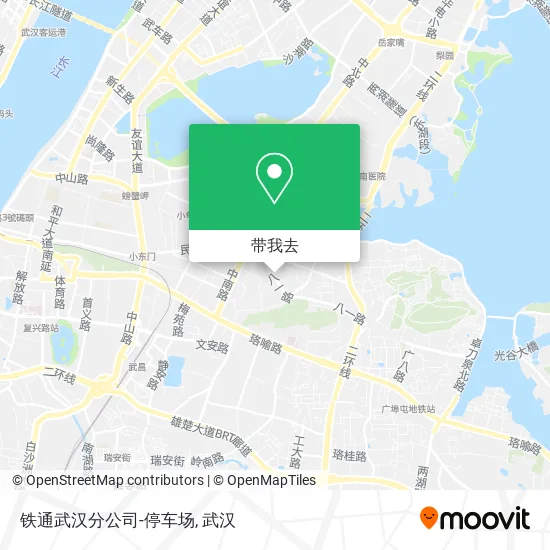 铁通武汉分公司-停车场地图