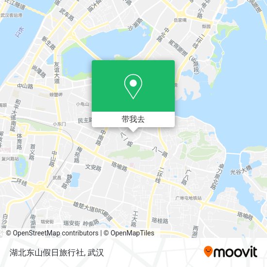 湖北东山假日旅行社地图