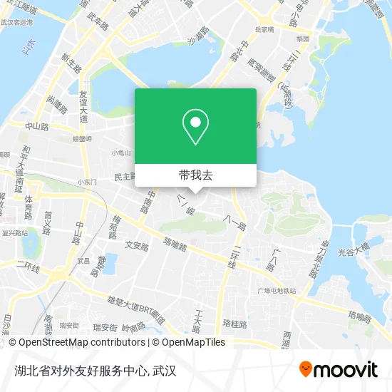 湖北省对外友好服务中心地图