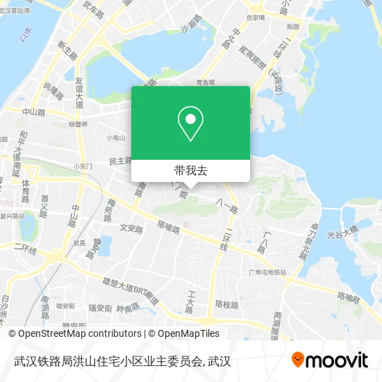 武汉铁路局洪山住宅小区业主委员会地图