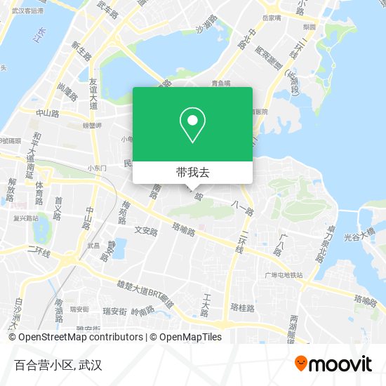 百合营小区地图
