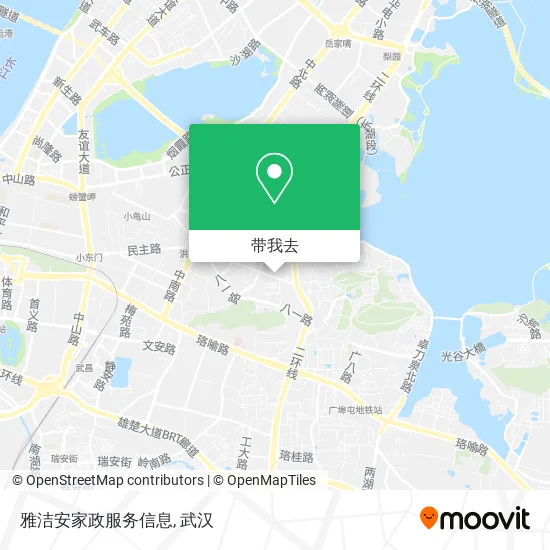 雅洁安家政服务信息地图