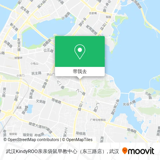 武汉KindyROO亲亲袋鼠早教中心（东三路店）地图