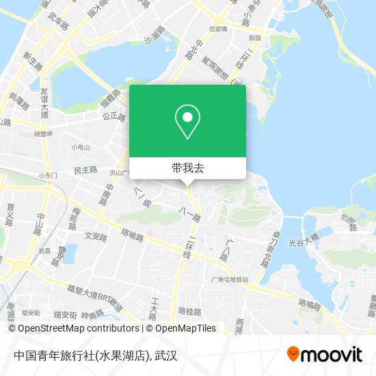中国青年旅行社(水果湖店)地图