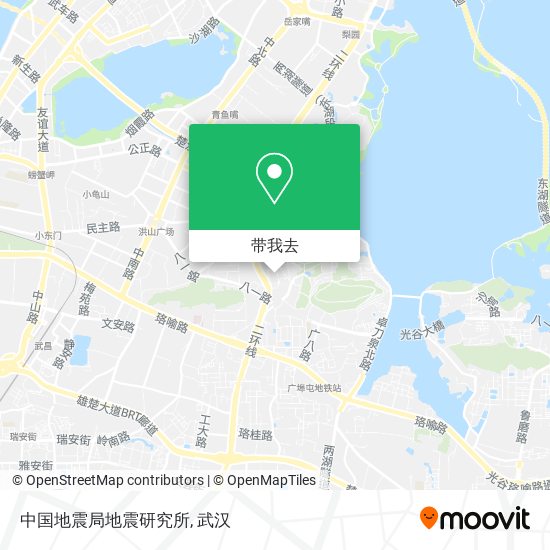 中国地震局地震研究所地图
