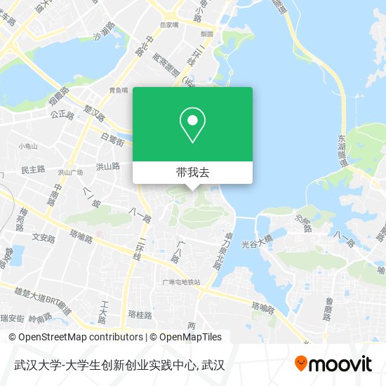 武汉大学-大学生创新创业实践中心地图