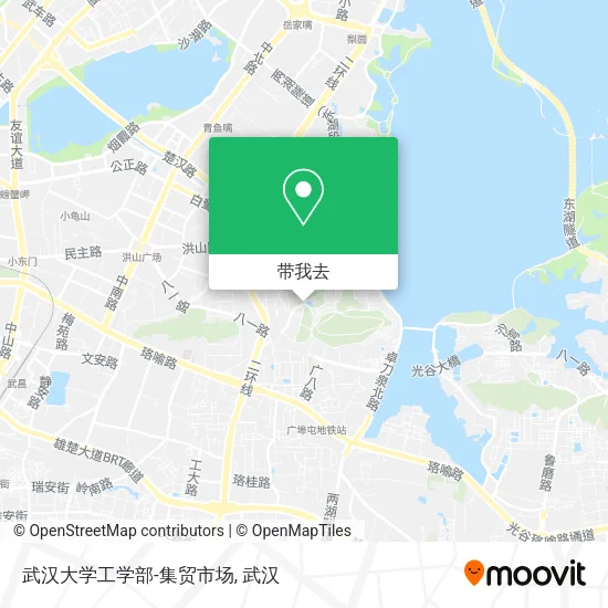武汉大学工学部-集贸市场地图