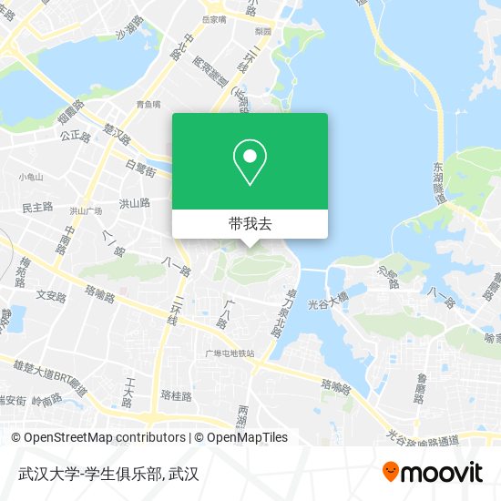 武汉大学-学生俱乐部地图