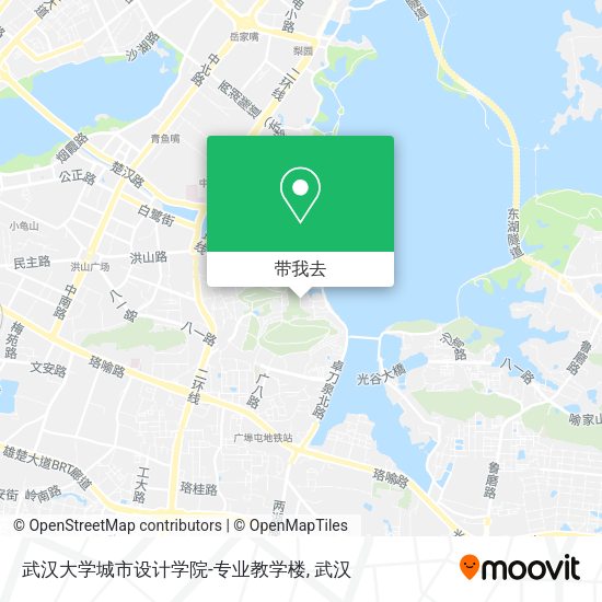 武汉大学城市设计学院-专业教学楼地图