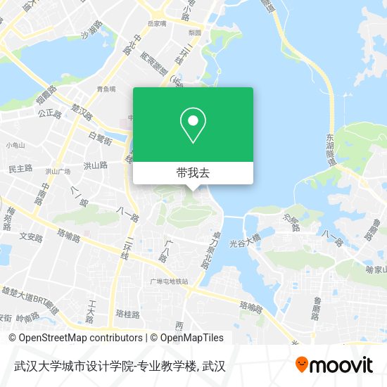 武汉大学城市设计学院-专业教学楼地图