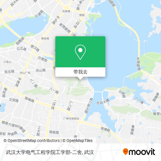 武汉大学电气工程学院工学部-二舍地图