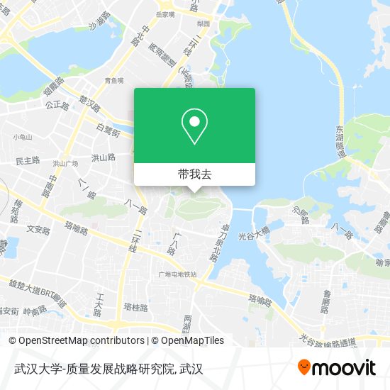 武汉大学-质量发展战略研究院地图