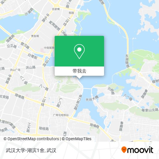 武汉大学-湖滨1舍地图