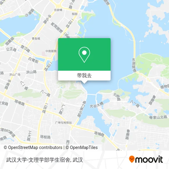 武汉大学-文理学部学生宿舍地图