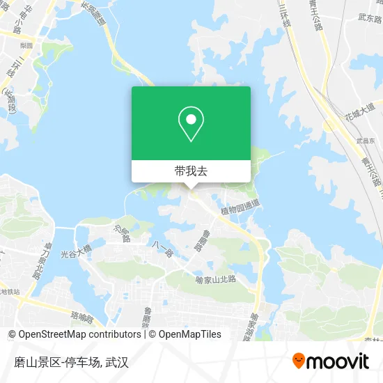 磨山景区-停车场地图