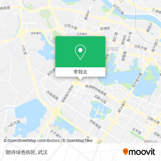 朗诗绿色街区地图
