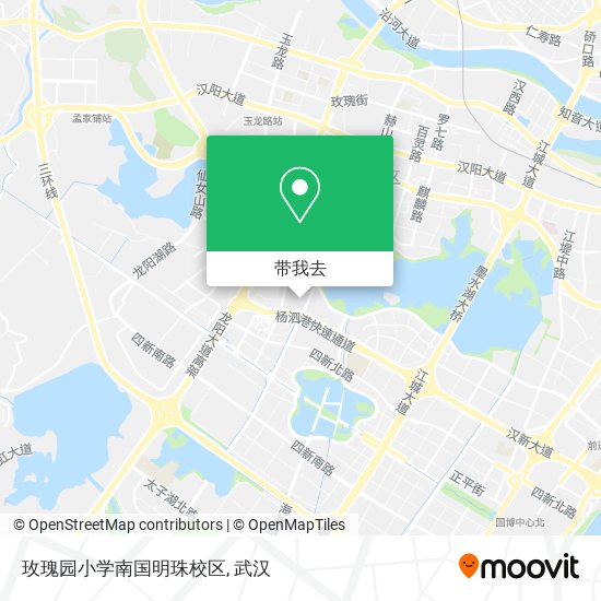 玫瑰园小学南国明珠校区地图
