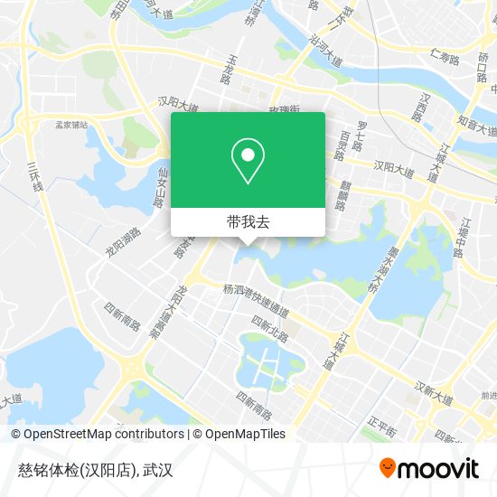 慈铭体检(汉阳店)地图