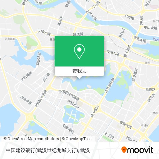 中国建设银行(武汉世纪龙城支行)地图