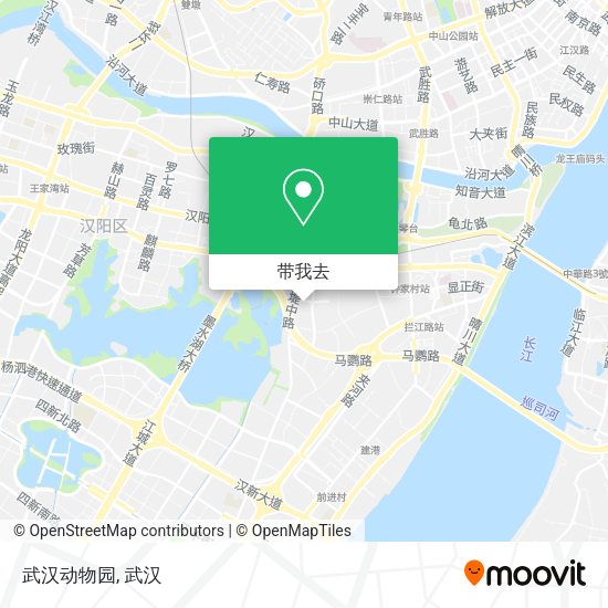 武汉动物园地图